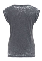 Queen Kerosin - Enzym Wash T-Shirt «Heartbreak Garage»