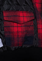 Flanelljacke in Rot – Blousonjacken von Queen Kerosin - Ansicht 4