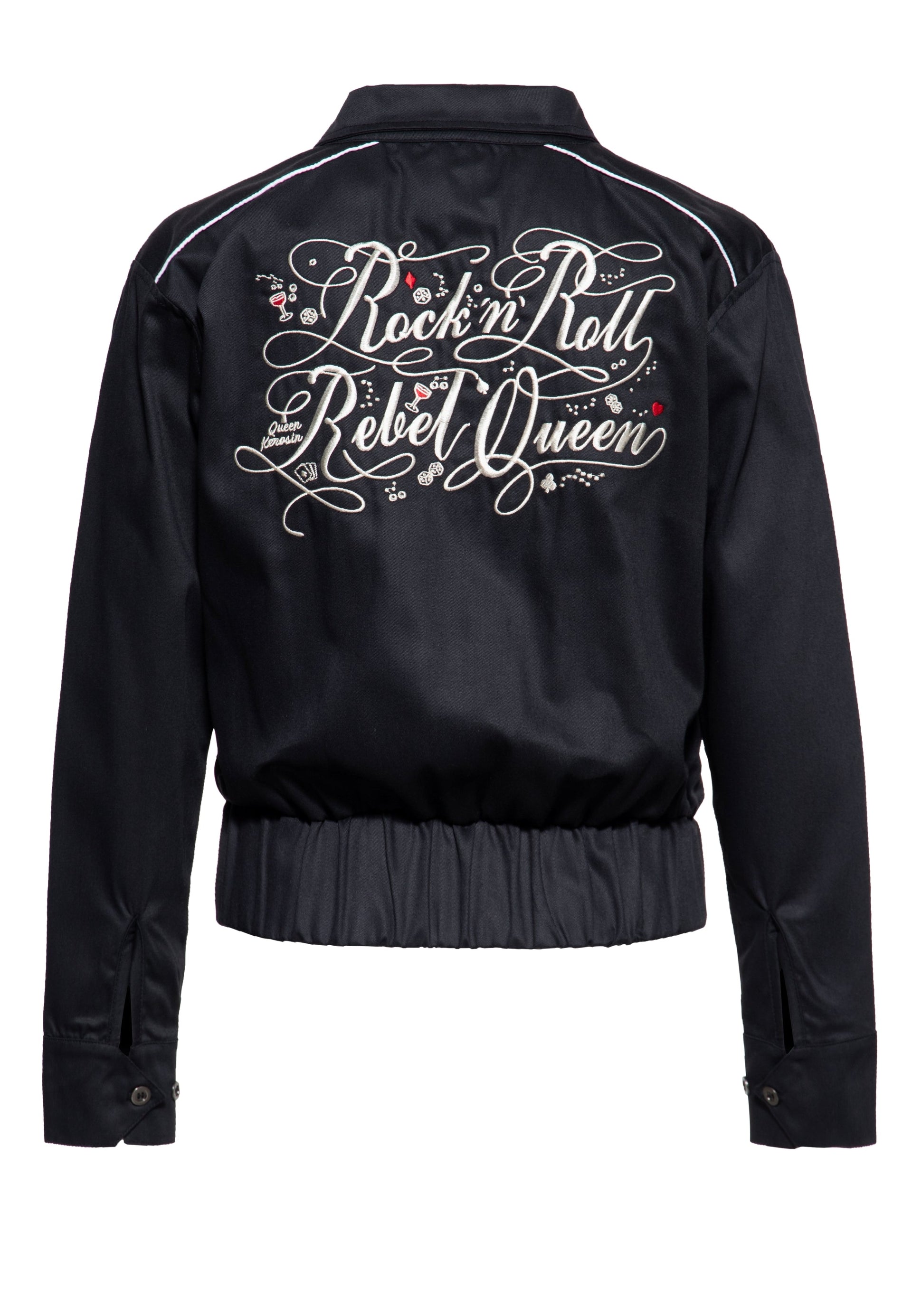 Queen Kerosin Gabardine Jacke «Rock'n'Roll Rebel Queen» – KING