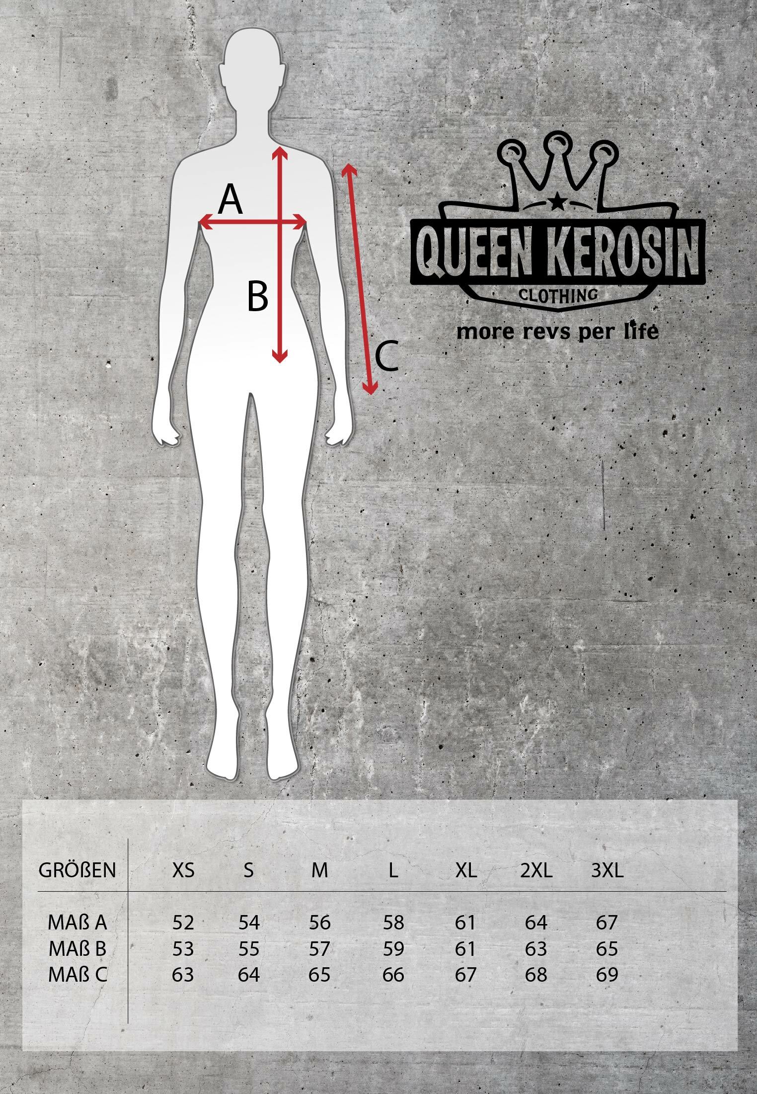 Queen Kerosin - Gabardine Jacke «Speedway Queen»