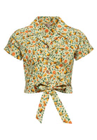 HawaiIbluse 'Citrus Cocktails' in Gelb Blusen von Queen Kerosin