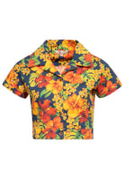Queen Kerosin - Hawaiibluse «Hibiskus»