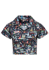 Hawaiibluse «Paris» Hemdblusen von Queen Kerosin
