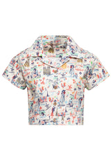 Hawaiibluse «Paris» Hemdblusen von Queen Kerosin