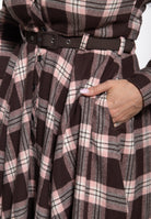 Hemdblusenkleid 'Jayne' in Dunkelbraun – Kleider von Queen Kerosin - Ansicht 11