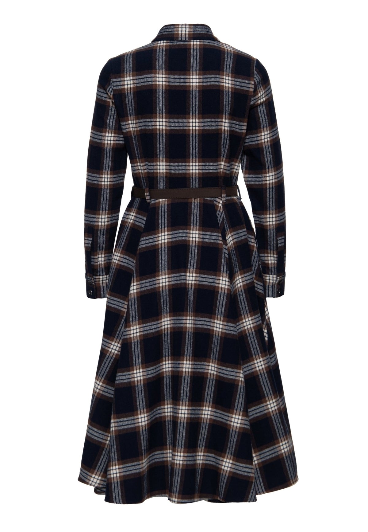 Hemdblusenkleid 'Jayne' in Marine – Kleider von Queen Kerosin - Ansicht 2