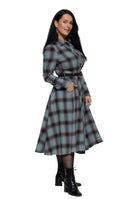 Hemdblusenkleid 'Jayne' in Petrol – Kleider von Queen Kerosin - Ansicht 10