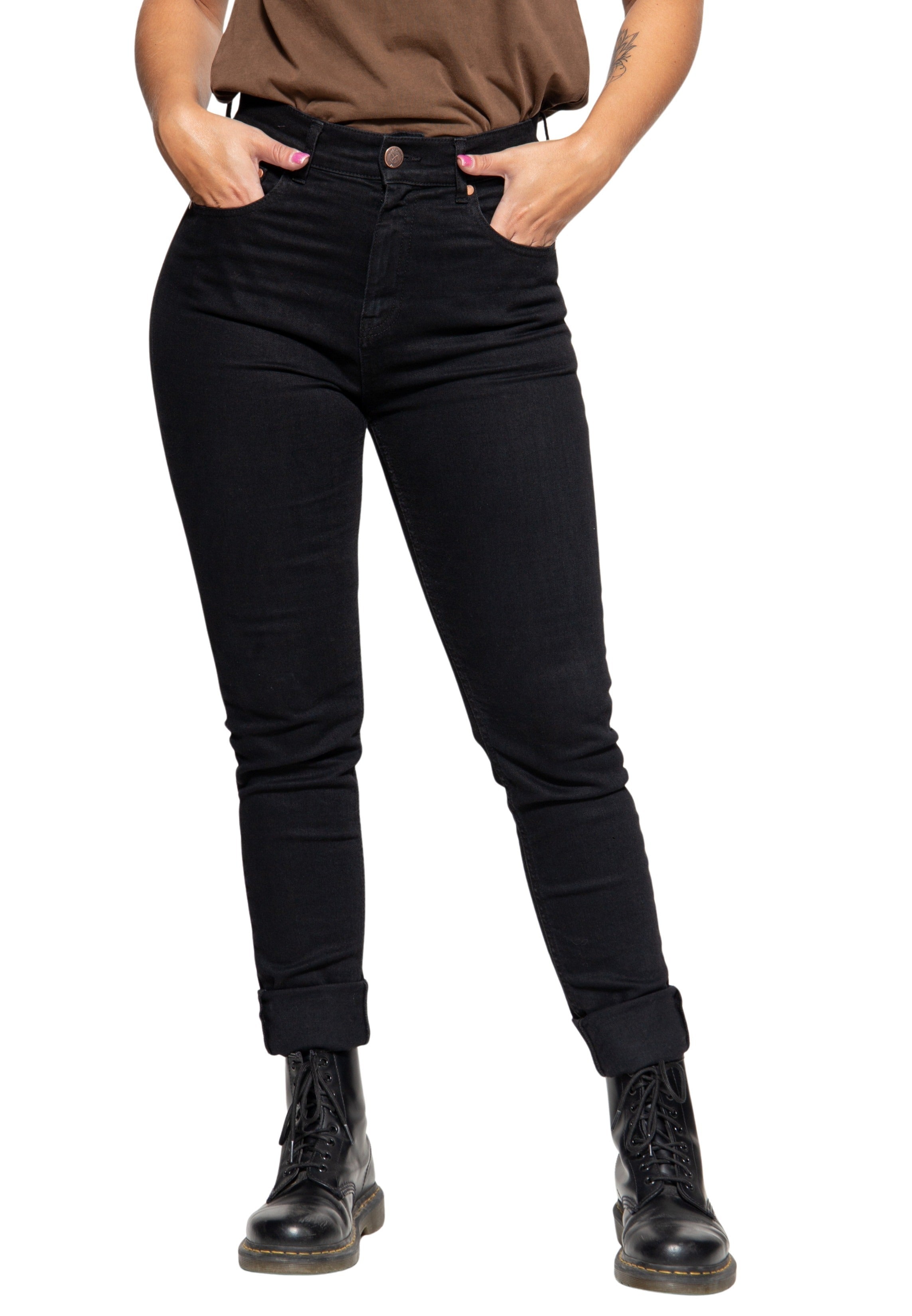 High Waist Slim Fit Jeans «Betty» Jeans von Queen Kerosin