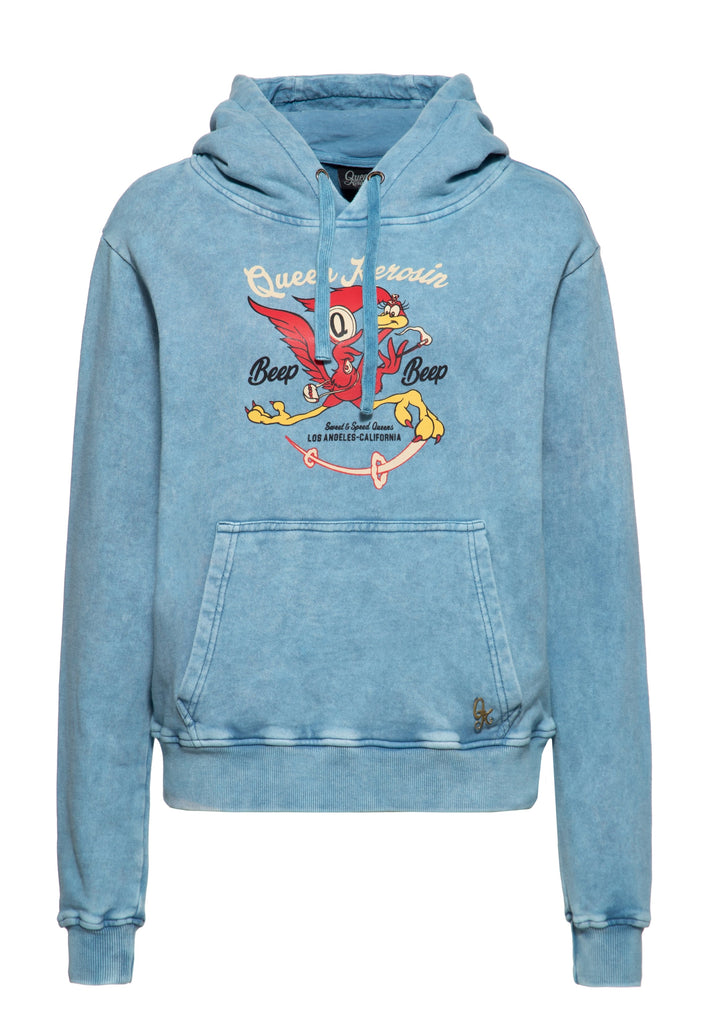 King Kerosin Herren Hoodie - Titties And Beer Print Kapuzenpullover Vintage