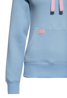 Hoodie 'Fuck you' in Hellblau – Kapuzenpullover von Queen Kerosin - Ansicht 4