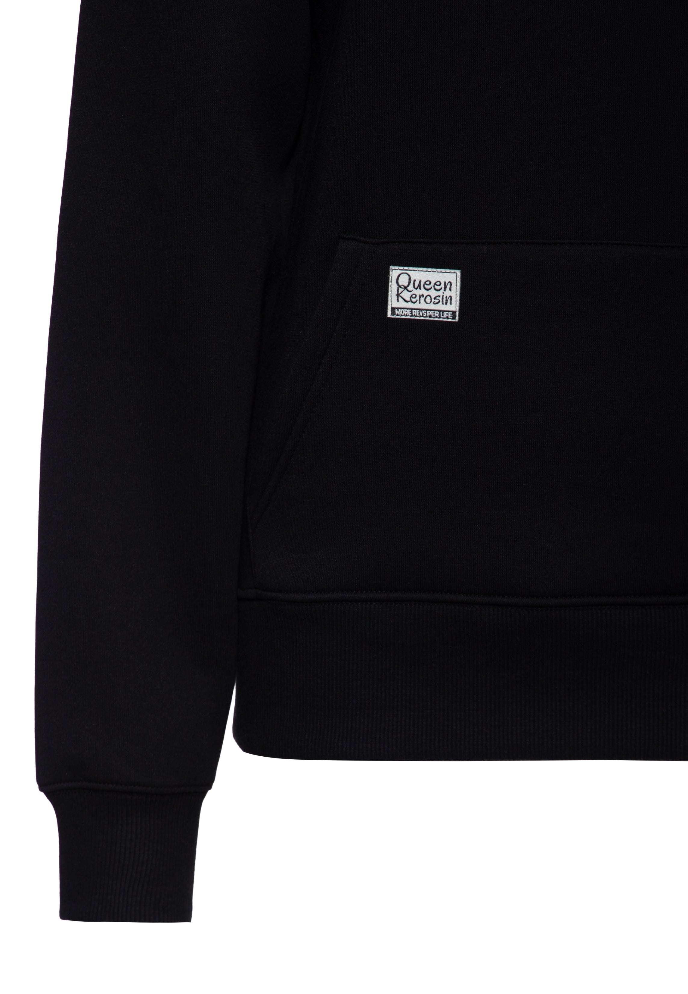 Hoodie 'We Can Do it' in Schwarz Kapuzenpullover von Queen Kerosin