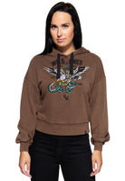 Hoodie «Wild Ones Ride Free» Kapuzenpullover von Queen Kerosin