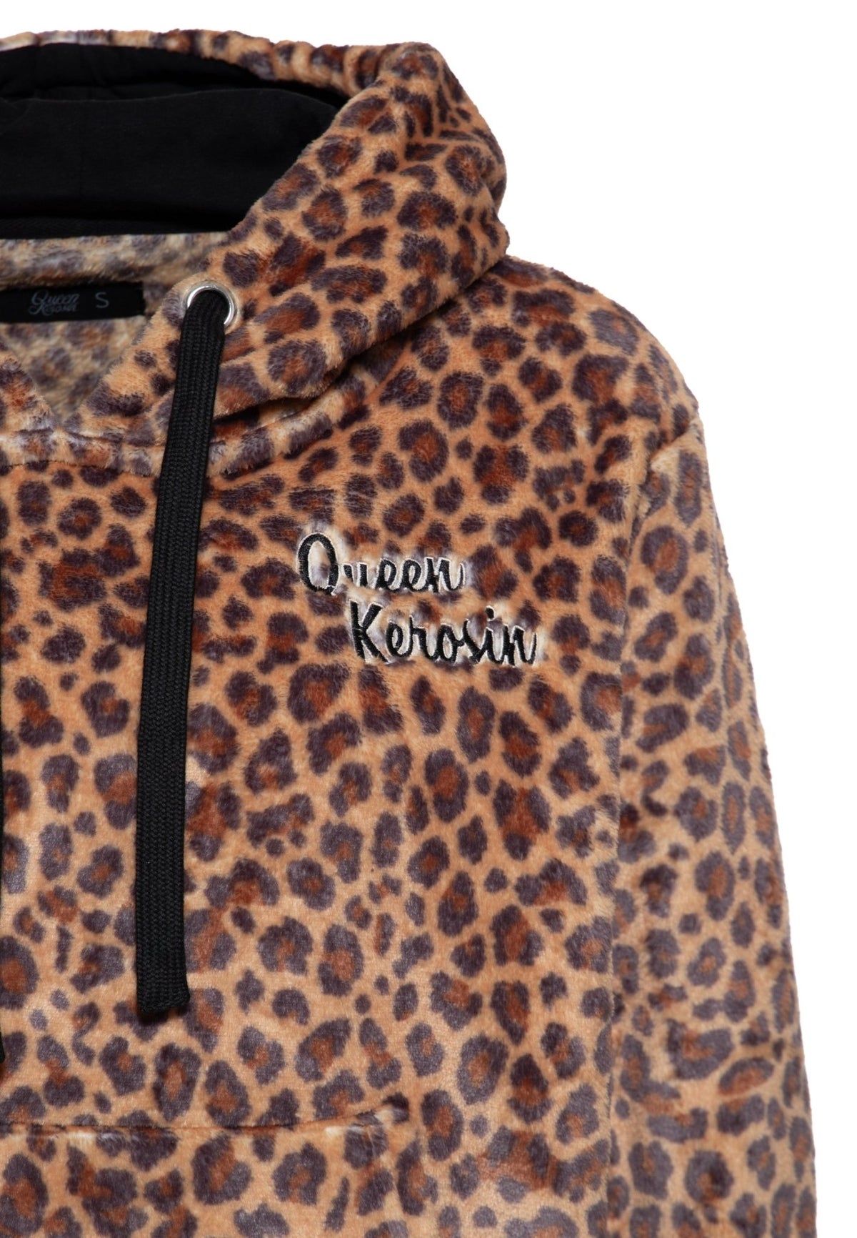 Hoodie 'Wild Rebel' in Leo – Kapuzenpullover von Queen Kerosin - Ansicht 3