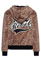 Hoodie 'Wild Rebel' in Leo – Kapuzenpullover von Queen Kerosin - Ansicht 2