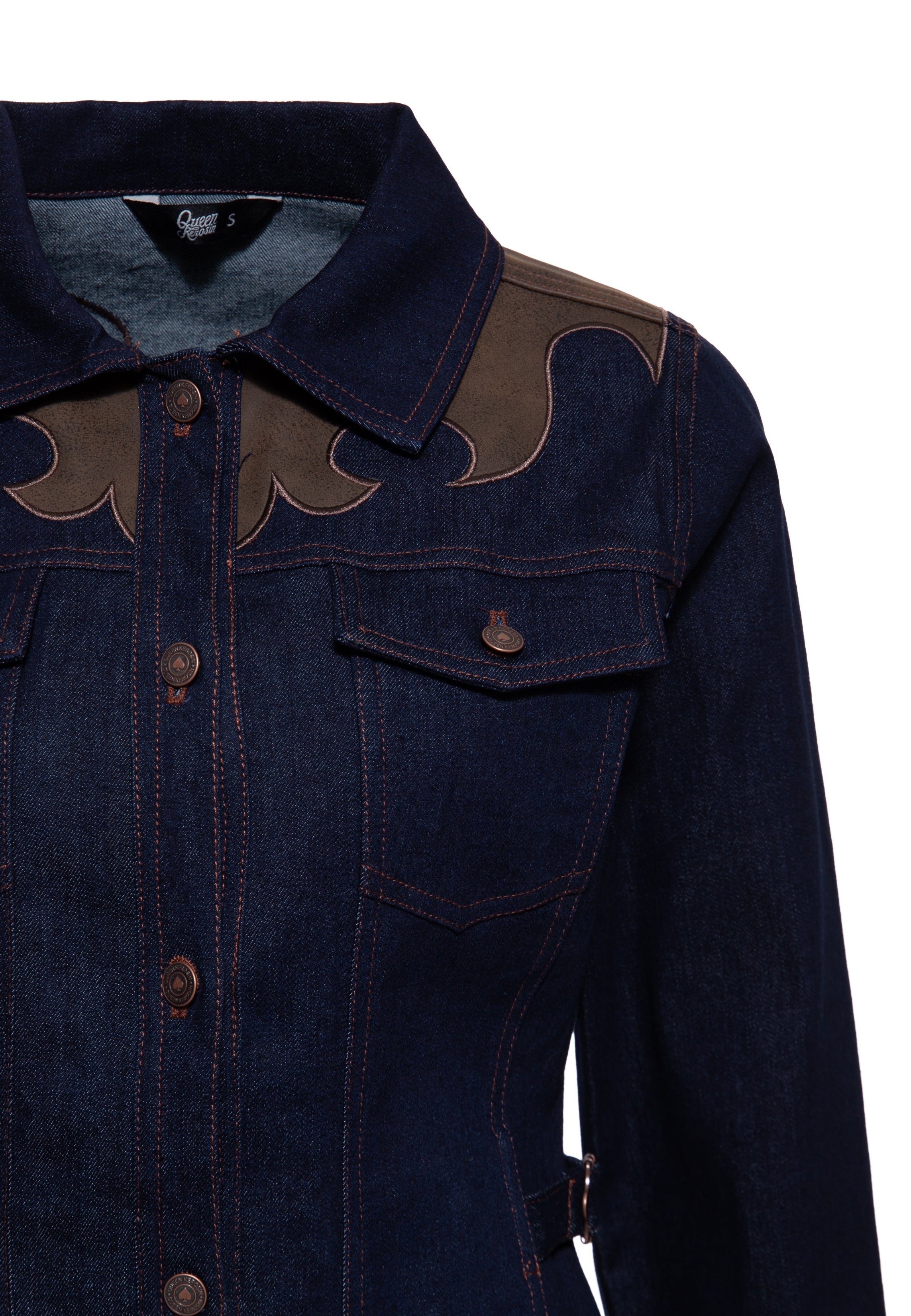 Jeansjacke in Denim Jeansjacken von Queen Kerosin