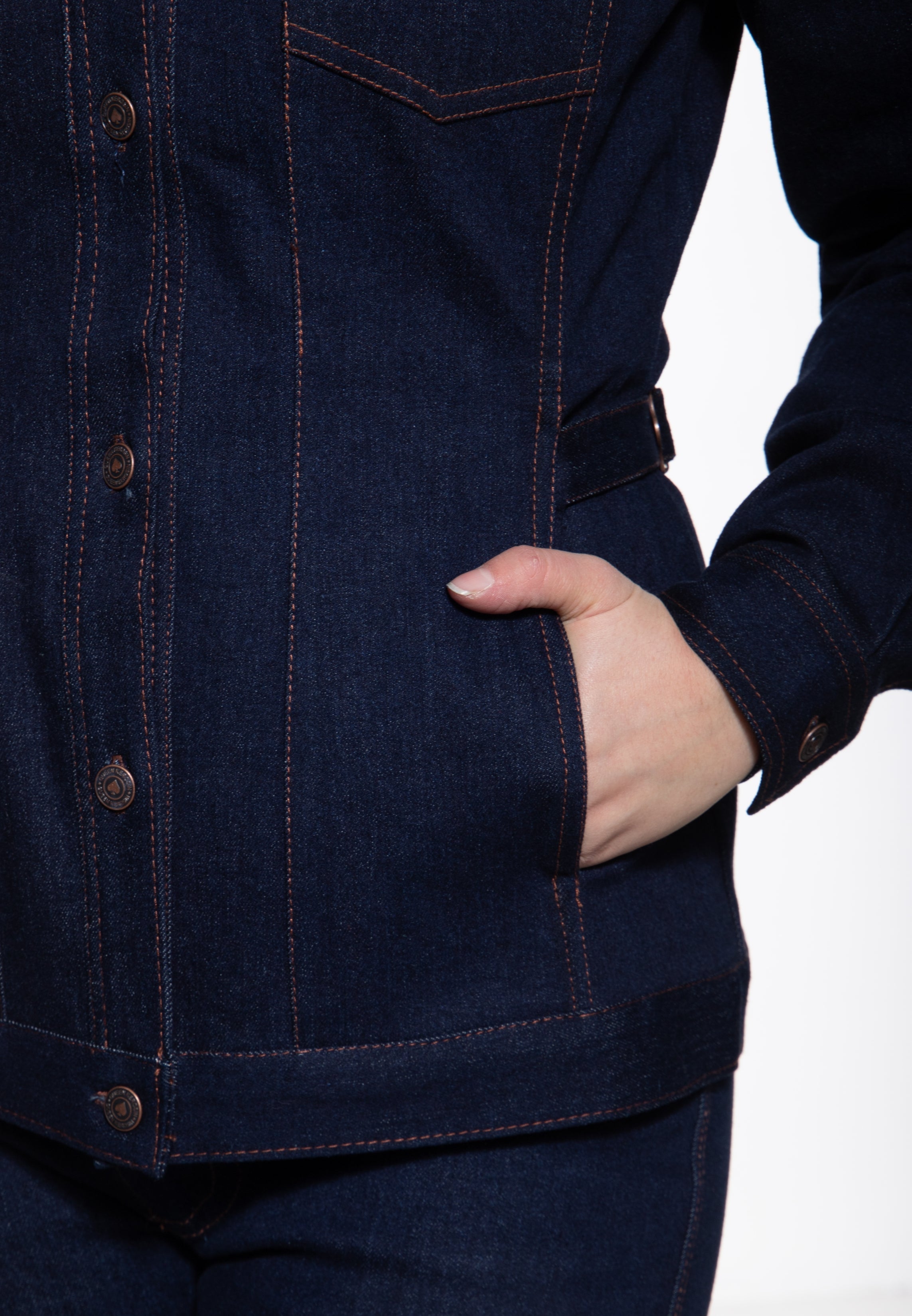 Jeansjacke in Denim Jeansjacken von Queen Kerosin