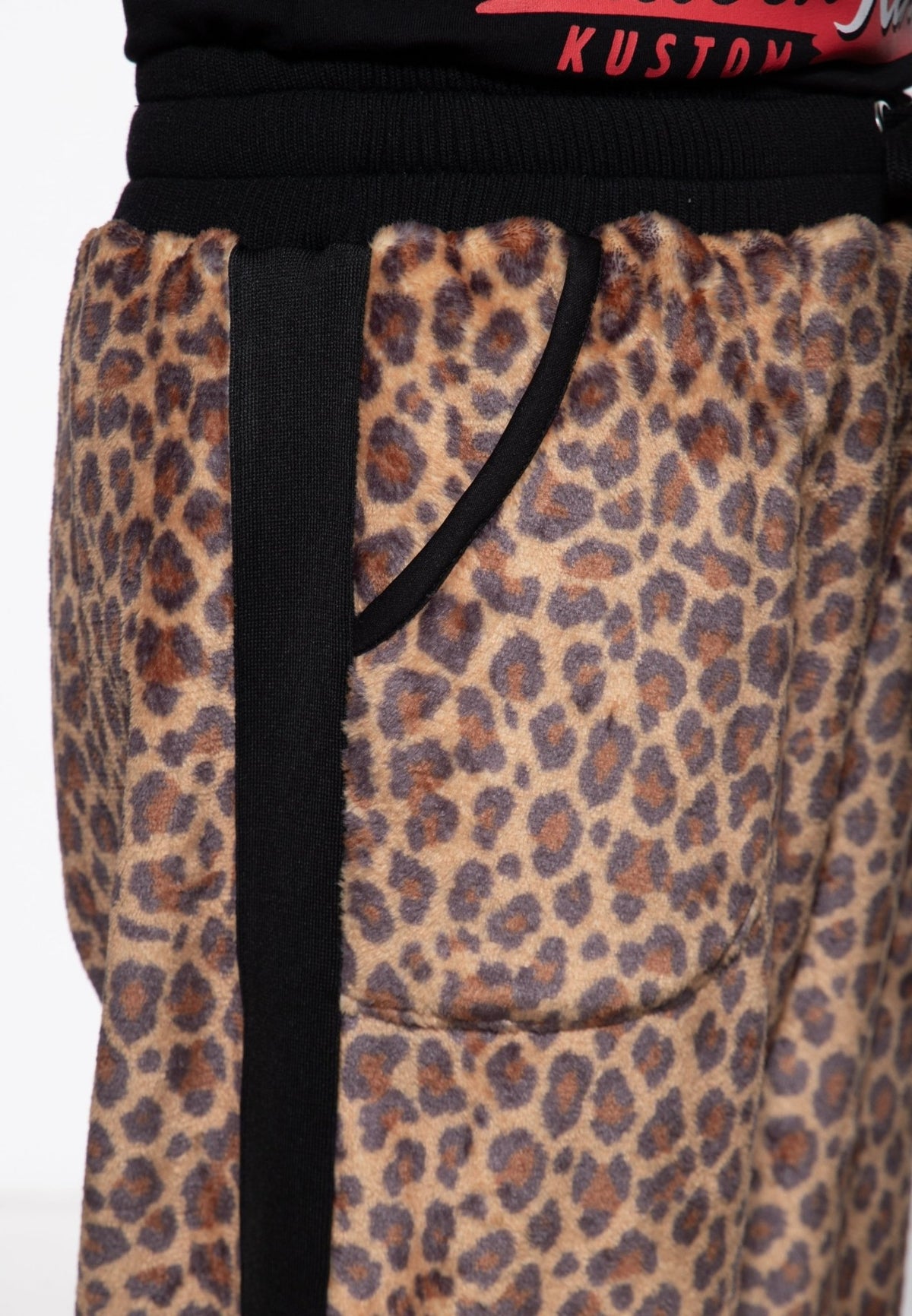 Jogginghose 'Wild Rebel' in Leo – Jogginghose von Queen Kerosin - Ansicht 4