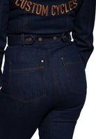 Jumpsuit 'Bakersfield' in Dunkelblau – Jumpsuits von Queen Kerosin - Ansicht 8
