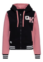 Kapuzensweatjacke 'Not your Babe' in Schwarz – Sweatjacken von Queen Kerosin - Ansicht 1