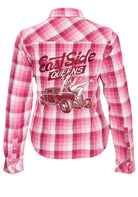 Queen Kerosin - Karobluse mit Motivstickerei hinten «East Side Queens»