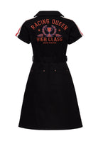 Kleid 'Racing Queen' in Schwarz Kleider von Queen Kerosin