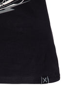 Queen Kerosin - Kurzarm Shirt mit lässigem Biker - Druck «Rebel Queen»