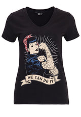 Kurzarmshirt «We can do it - Inked» T-Shirts von Queen Kerosin