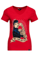 Kurzarmshirt «We can do it - Inked» T-Shirts von Queen Kerosin