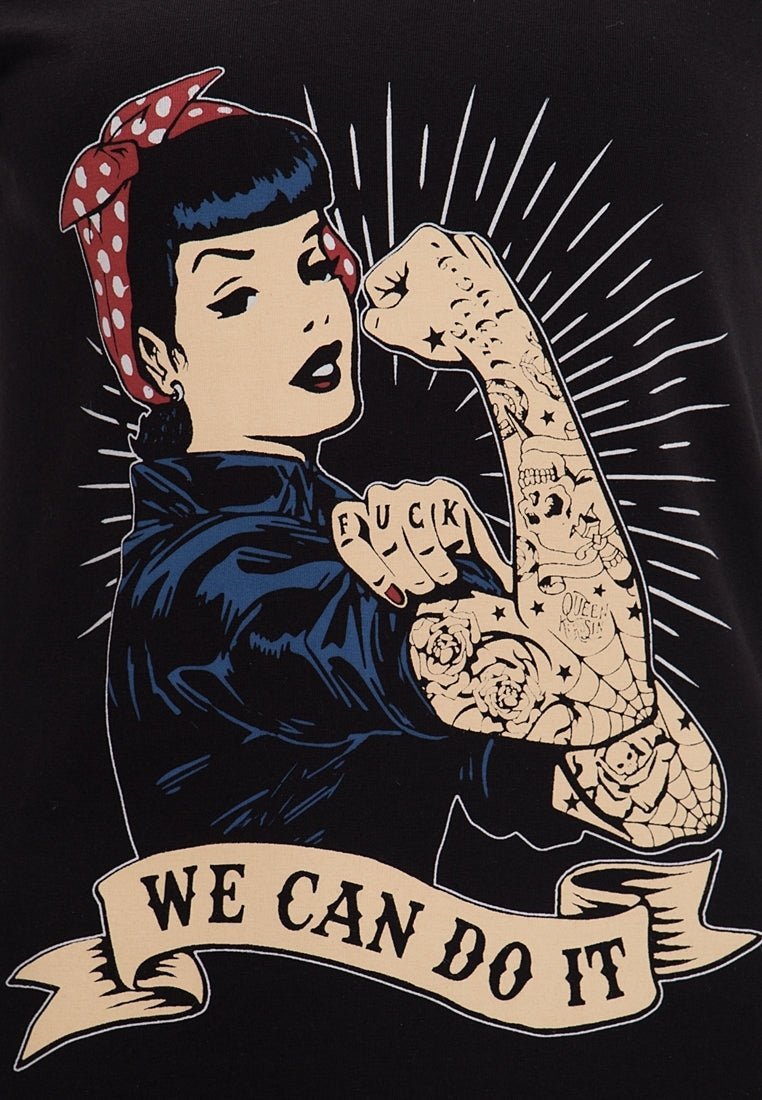 Kurzarmshirt «We can do it - Inked» T-Shirts von Queen Kerosin