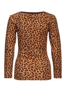 Langarmshirt 'Hear Me Roar' in Camelfarben – Langarmshirts von Queen Kerosin - Ansicht 2