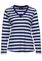 Langarmshirt 'Sailor’s Ruin' in Navy Langarmshirts von Queen Kerosin