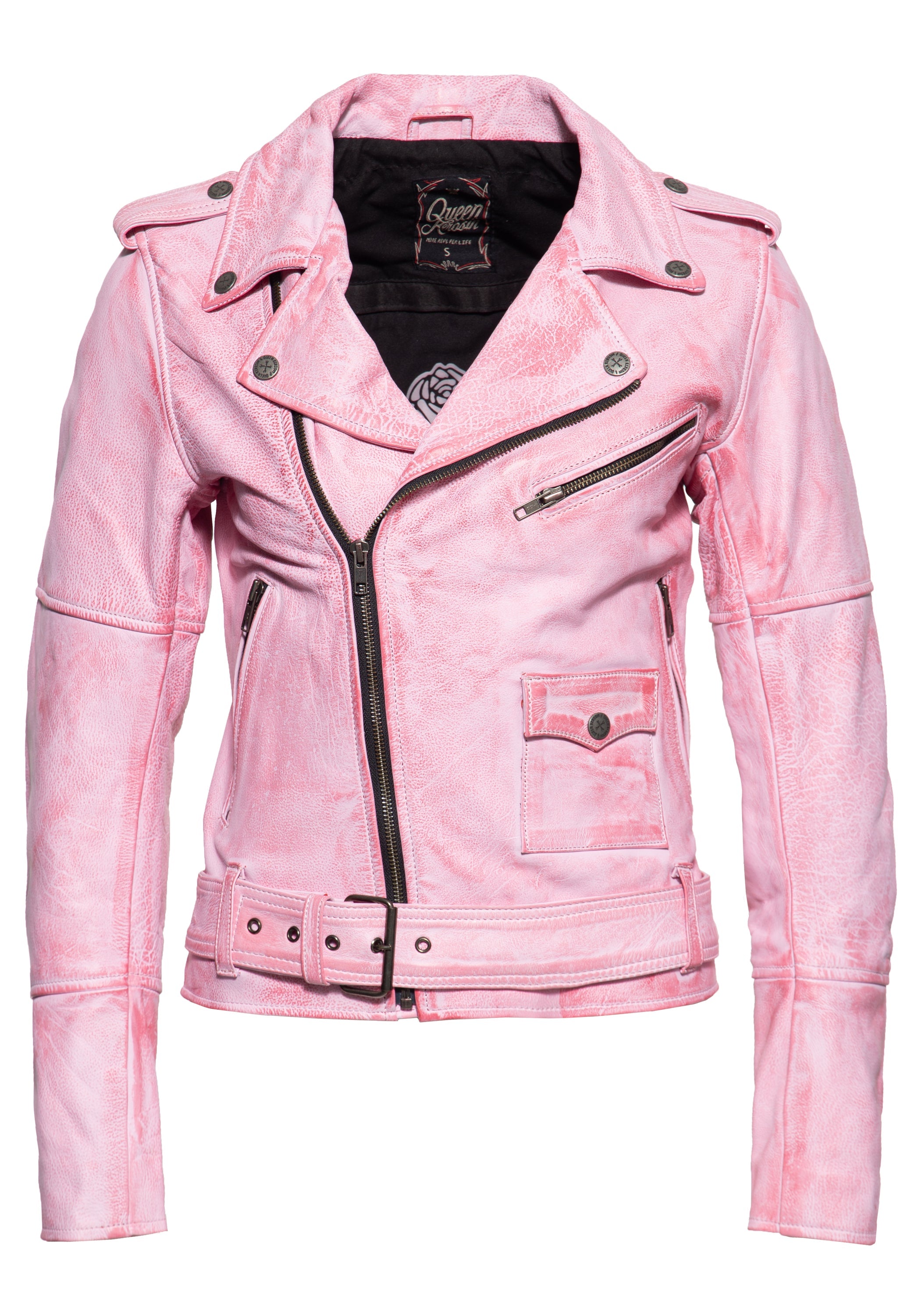 Queen Kerosin - Leder Bikerjacke