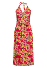 Neckholder Pencil Kleid «Hawaii Red» Kleider von Queen Kerosin