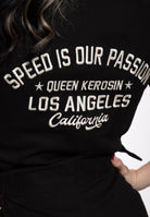 Overall 'Speed Is Our Passion' in Schwarz Overalls von Queen Kerosin