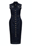 Pencil Kleid mit Stickereien Kleider von Queen Kerosin