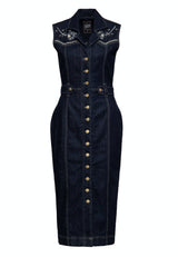 Pencil Kleid mit Stickereien Kleider von Queen Kerosin
