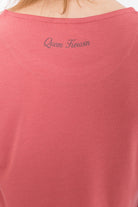 Queen Kerosin - Print T-Shirt aus Viskose - Mix «Anchor»