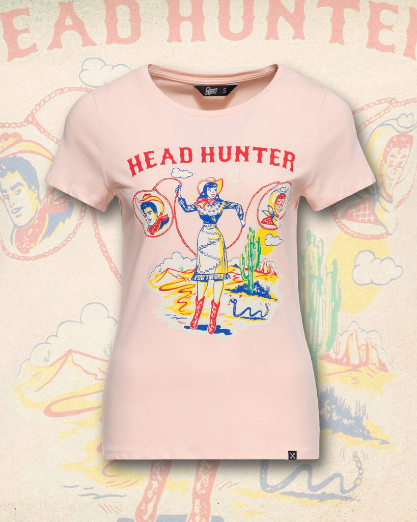 Queen Kerosin Print T-Shirt «Head Hunter»