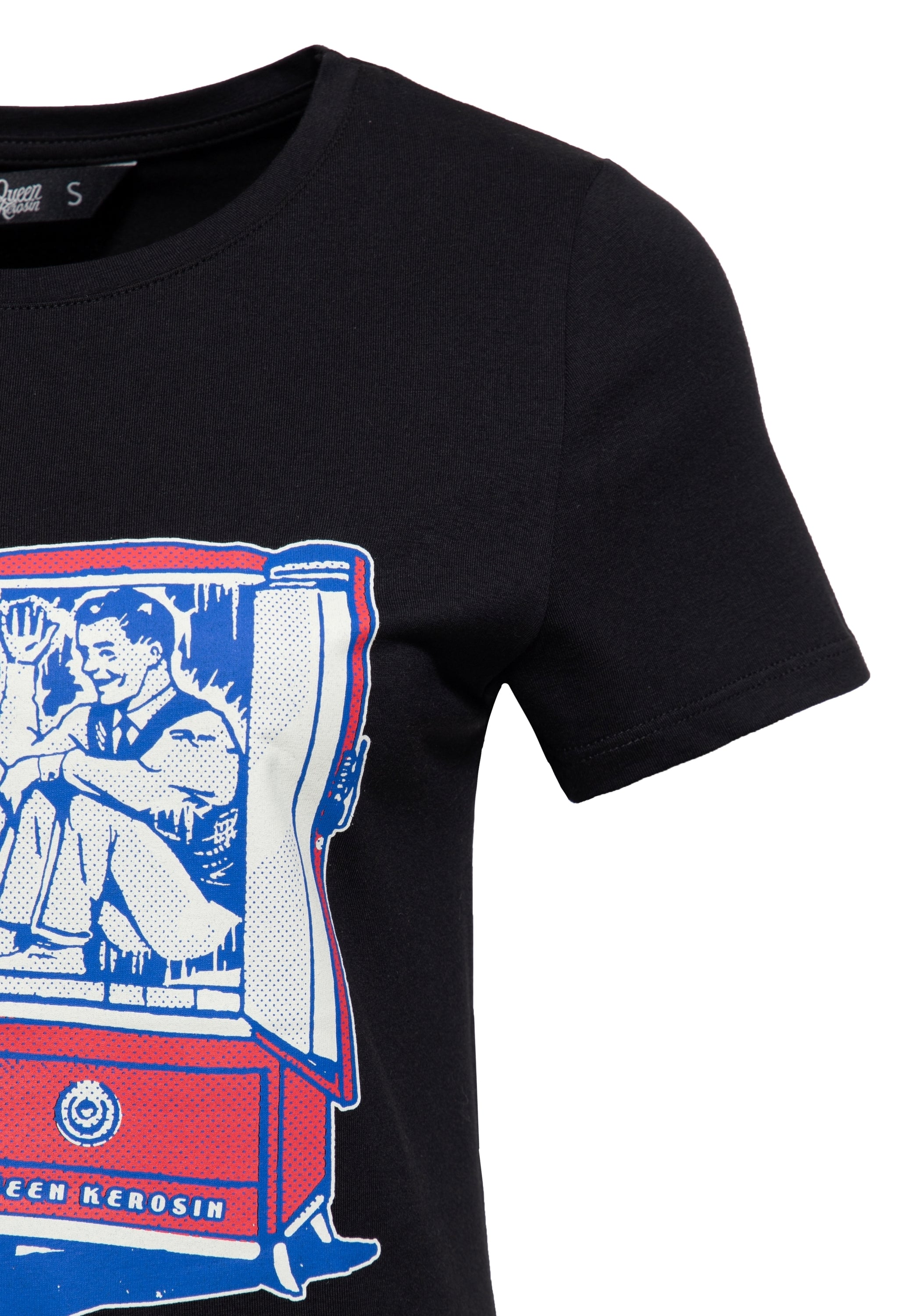 Queen Kerosin - Print T-Shirt «Keep Your Love Cool»