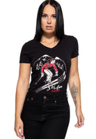 Print T-Shirt «Ski Fun» T-Shirts von Queen Kerosin