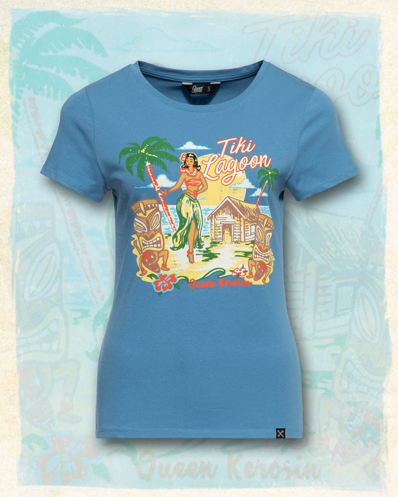 Queen Kerosin T-Shirt «Tiki Lagoon»