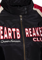 Racingjacke 'Heartbreakers Club' in Schwarz – Leichte Jacken von Queen Kerosin - Ansicht 5