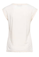 Queen Kerosin - Roll - Up T-Shirt Enzymwash mit Frontprint «Alive Free»