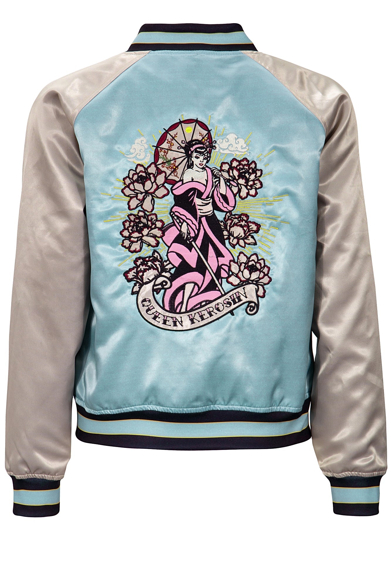 Queen Kerosin - Satin Blouson Wendejacke «Queen»