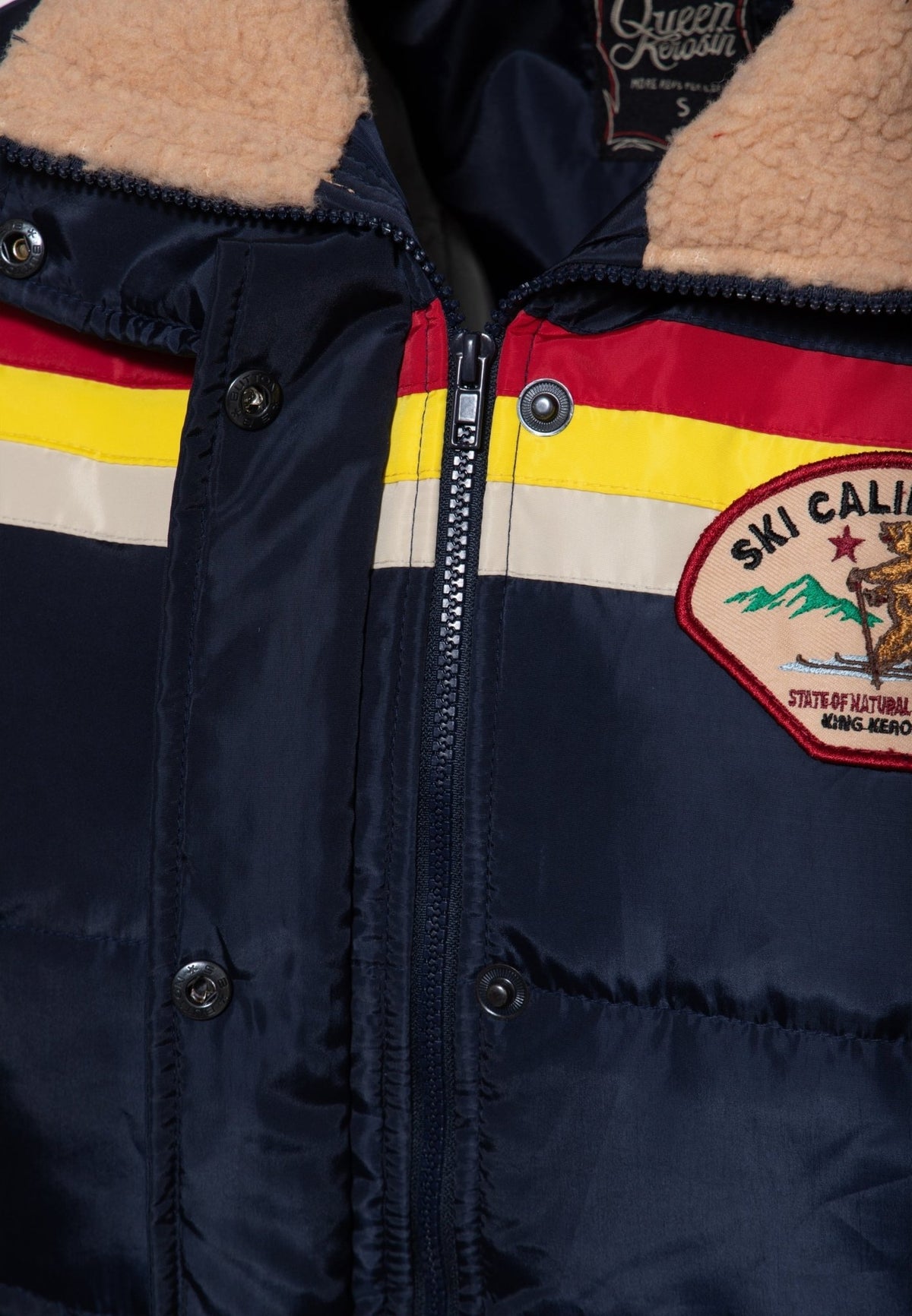Steppjacke 'California' in Marine – Steppjacken von Queen Kerosin - Ansicht 5