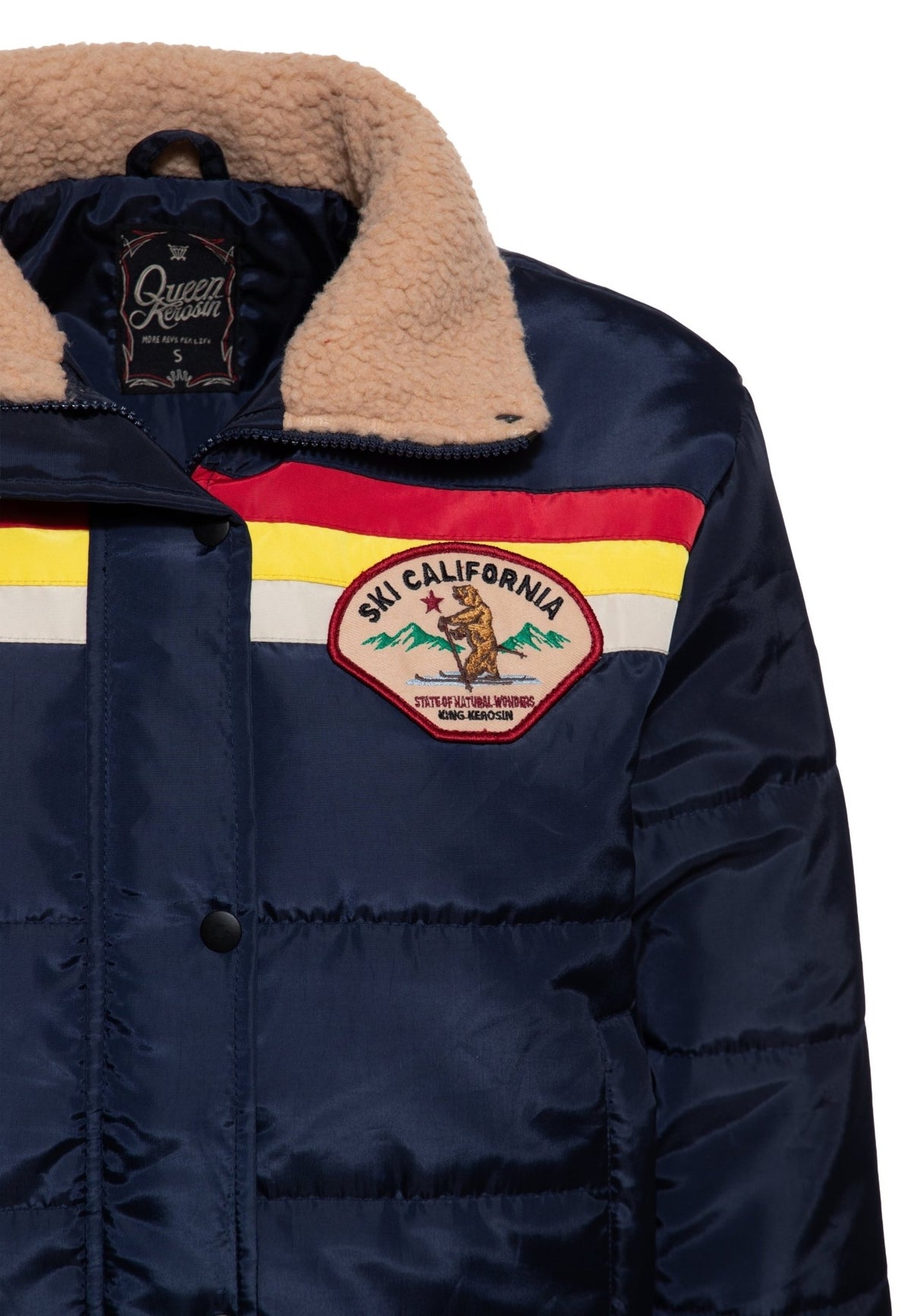 Steppjacke 'California' in Marine – Steppjacken von Queen Kerosin - Ansicht 4