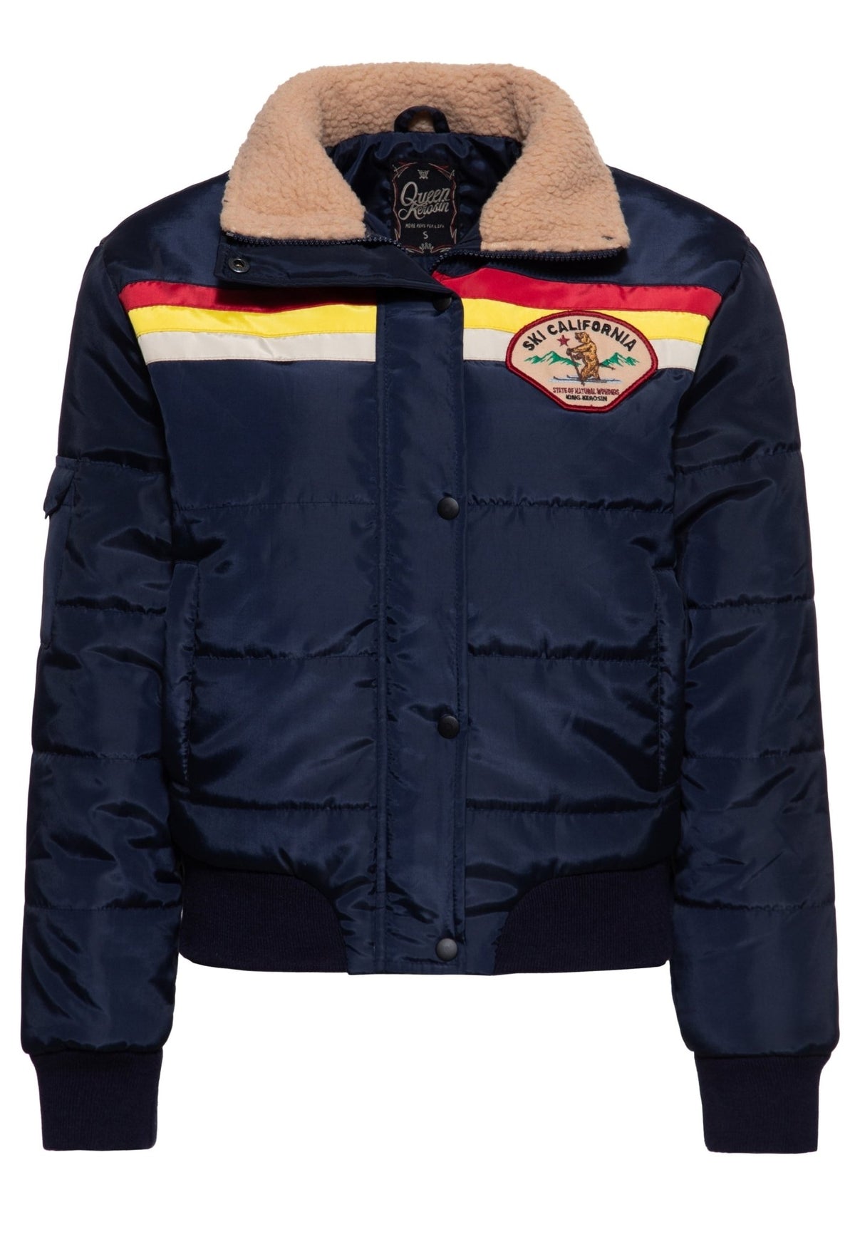 Steppjacke 'California' in Marine – Steppjacken von Queen Kerosin - Ansicht 1