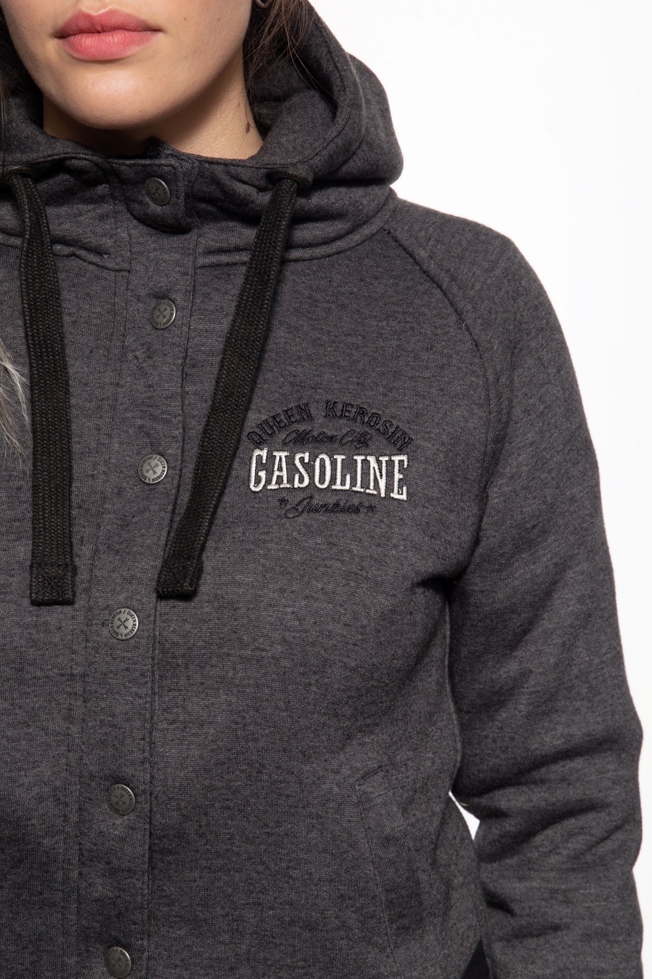 Queen Kerosin - Sweatjacke «Gasoline Junkies»