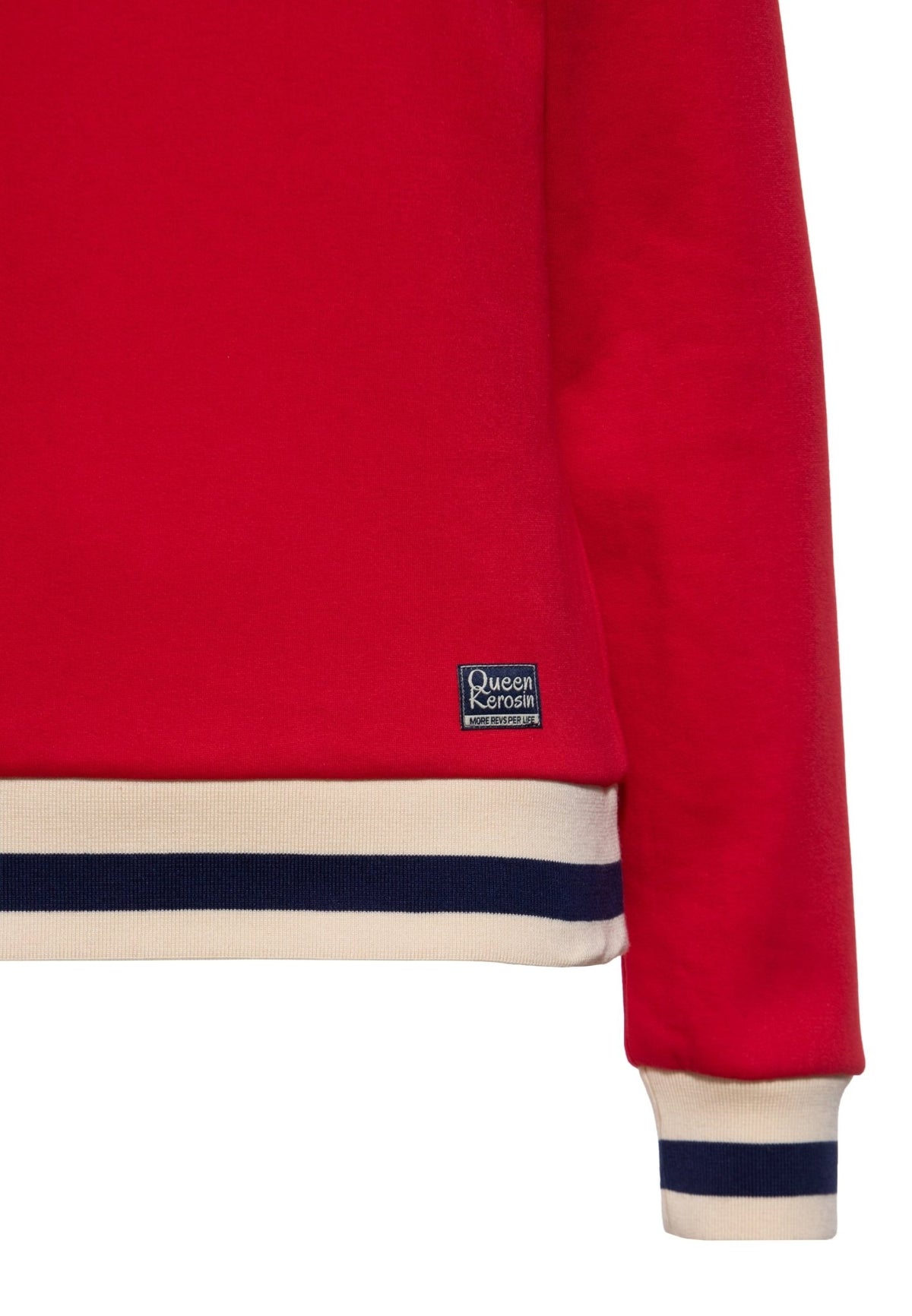 Sweatshirt 'Rebel High' in Rot – Sweatshirts von Queen Kerosin - Ansicht 5