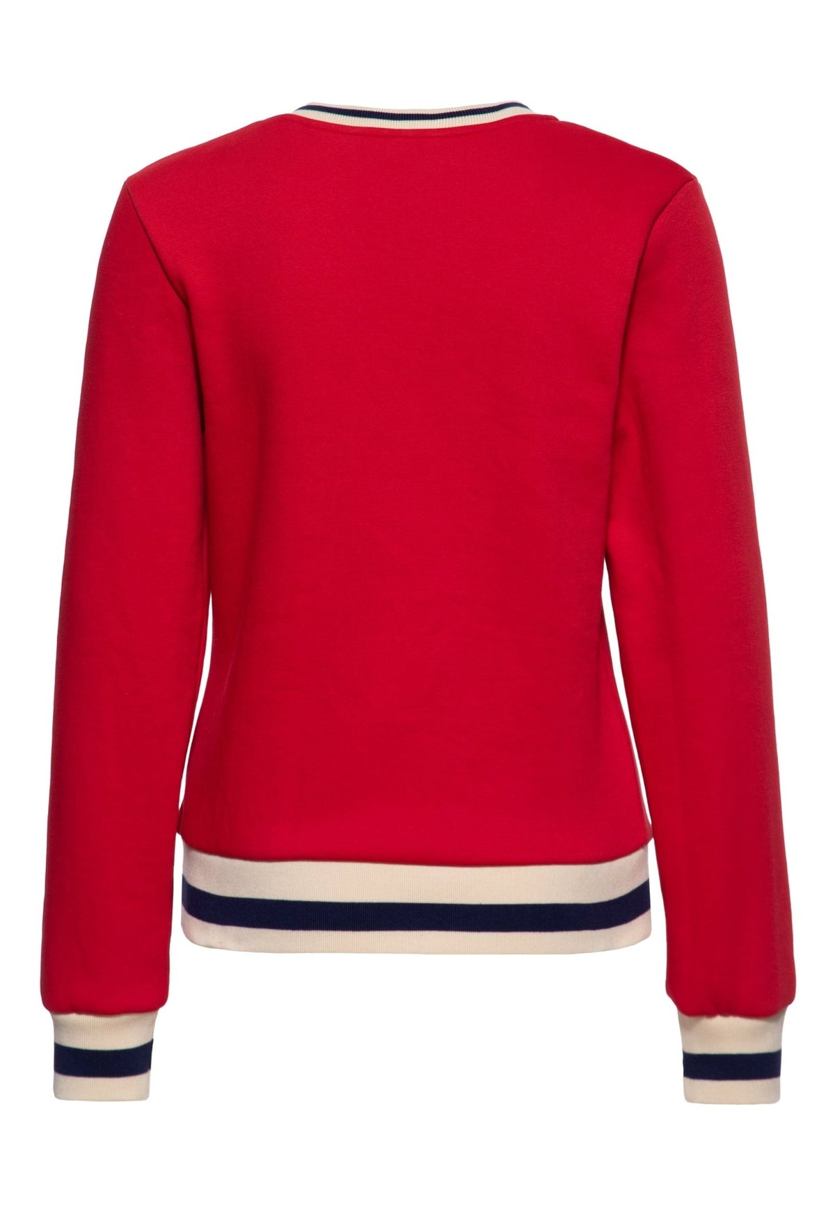 Sweatshirt 'Rebel High' in Rot – Sweatshirts von Queen Kerosin - Ansicht 2